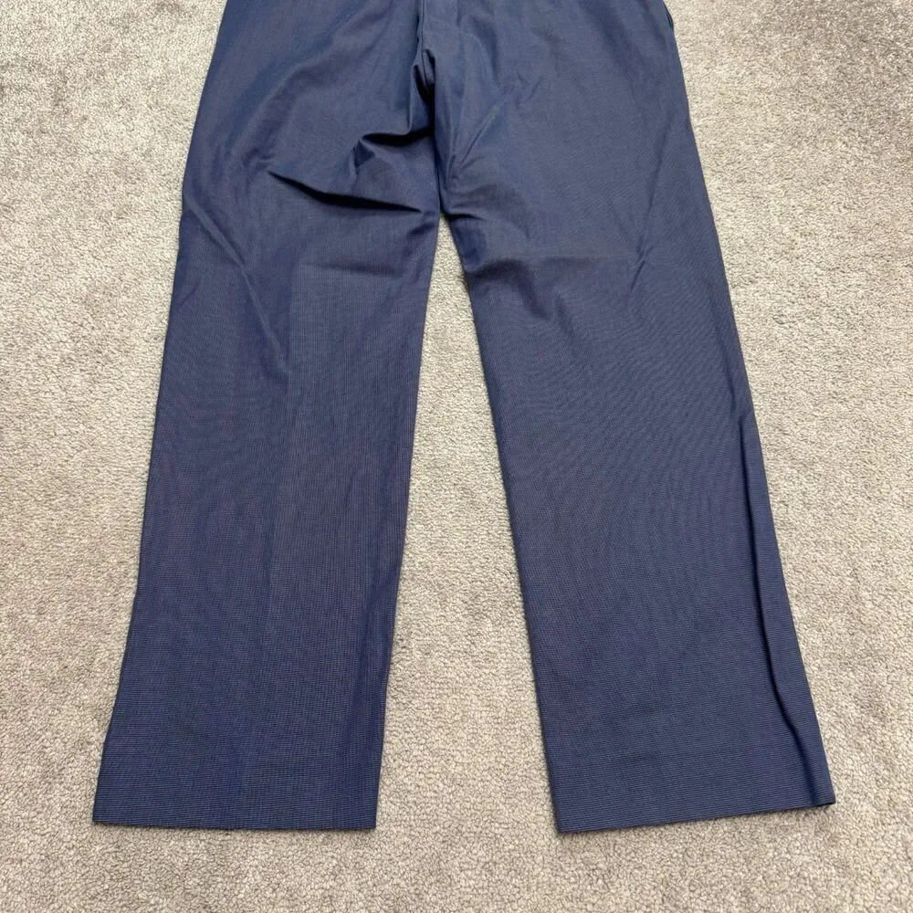 Banana Republic Non-Iron Modern Slim Fit Dress Pants Mens 33x30 Blue Cotton Work